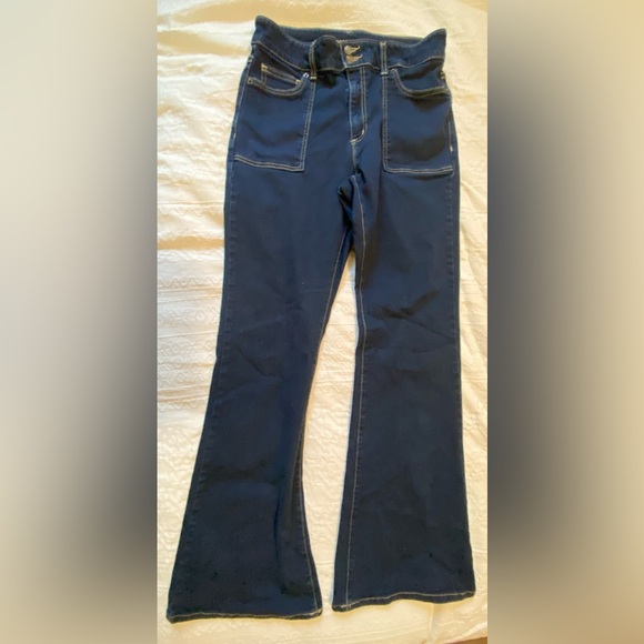Michael Kors Dark Wash Women's Boot Leg Jeans - Picture 1 of 4